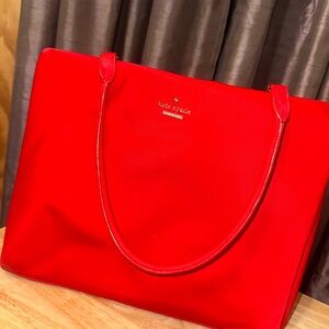 Kate Spade Vibrant Red Tote Bag